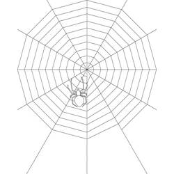 Раскраска: Паутина (Природа и Времена года) #204204 - Бесплатные раскраски для печати
