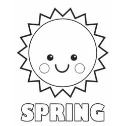 Раскраска: Весенний сезон (Природа и Времена года) #164838 - Бесплатные раскраски для печати