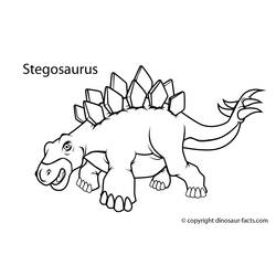 Раскраска: Динозавр (Доисторические Животные) #5549 - Бесплатные раскраски для печати