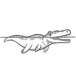 Раскраска: Мозазавр (Доисторические Животные) #218378 - Бесплатные раскраски для печати
