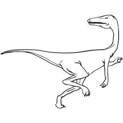 Раскраска: Велоцираптор (Доисторические Животные) #214487 - Бесплатные раскраски для печати