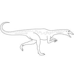 Раскраска: Велоцираптор (Доисторические Животные) #214493 - Бесплатные раскраски для печати
