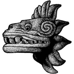 Раскраска: Ацтекская мифология (Религия и Мифология) #111540 - Бесплатные раскраски для печати