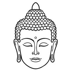 Раскраска: Будда (Религия и Мифология) #216114 - Бесплатные раскраски для печати