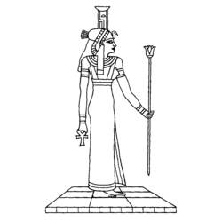 Раскраска: Египетская мифология (Религия и Мифология) #111230 - Бесплатные раскраски для печати