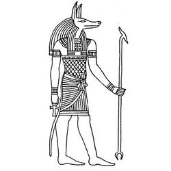 Раскраска: Египетская мифология (Религия и Мифология) #111329 - Бесплатные раскраски для печати