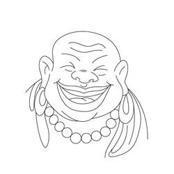 Раскраска: Индуистская мифология: Будда (Религия и Мифология) #89528 - Бесплатные раскраски для печати