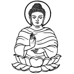 Раскраска: Индуистская мифология: Будда (Религия и Мифология) #89543 - Бесплатные раскраски для печати