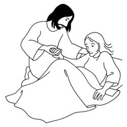 Раскраска: Иисус (Религия и Мифология) #99172 - Бесплатные раскраски для печати