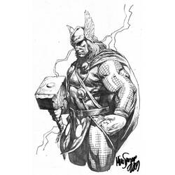 Раскраска: Скандинавская мифология (Религия и Мифология) #110421 - Бесплатные раскраски для печати