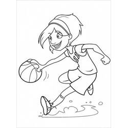 Раскраска: Баскетбол (Спорт) #177147 - Бесплатные раскраски для печати