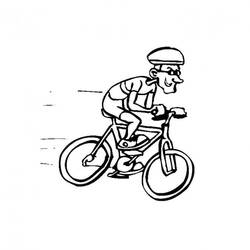 Раскраска: Велоспорт (Спорт) #193622 - Бесплатные раскраски для печати