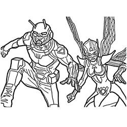 Раскраска: Человек-муравей (Супергерои и Суперзлодеи) #206489 - Бесплатные раскраски для печати