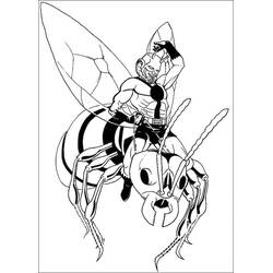Раскраска: Человек-муравей (Супергерои и Суперзлодеи) #206504 - Бесплатные раскраски для печати