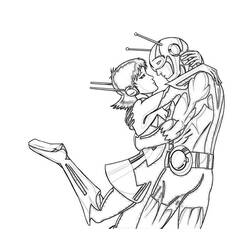 Раскраска: Человек-муравей (Супергерои и Суперзлодеи) #206506 - Бесплатные раскраски для печати