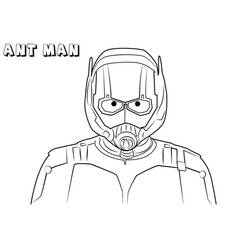 Раскраска: Человек-муравей (Супергерои и Суперзлодеи) #206515 - Бесплатные раскраски для печати