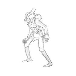 Раскраска: Человек-муравей (Супергерои и Суперзлодеи) #77661 - Бесплатные раскраски для печати