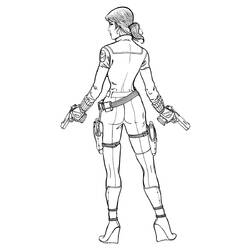 Раскраска: Чёрная вдова (Супергерои и Суперзлодеи) #198262 - Бесплатные раскраски для печати