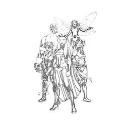 Раскраска: Колосс (Супергерои и Суперзлодеи) #82951 - Бесплатные раскраски для печати