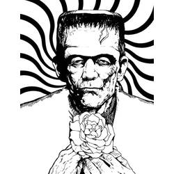 Раскраска: Frankenstein (Супергерои и Суперзлодеи) #198923 - Бесплатные раскраски для печати