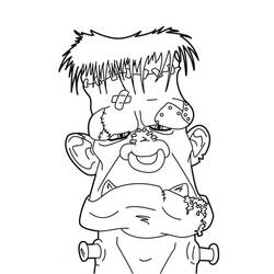 Раскраска: Frankenstein (Супергерои и Суперзлодеи) #198926 - Бесплатные раскраски для печати