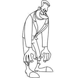 Раскраска: Frankenstein (Супергерои и Суперзлодеи) #198932 - Бесплатные раскраски для печати