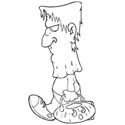 Раскраска: Frankenstein (Супергерои и Суперзлодеи) #198937 - Бесплатные раскраски для печати