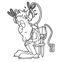 Раскраска: Frankenstein (Супергерои и Суперзлодеи) #198944 - Бесплатные раскраски для печати