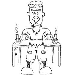 Раскраска: Frankenstein (Супергерои и Суперзлодеи) #198946 - Бесплатные раскраски для печати