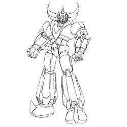 Раскраска: Грендайзер (Супергерои и Суперзлодеи) #183462 - Бесплатные раскраски для печати