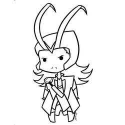 Раскраска: Loki (Супергерои и Суперзлодеи) #172525 - Бесплатные раскраски для печати