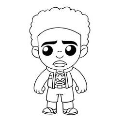 Раскраска: Майлз Моралес (Супергерои и Суперзлодеи) #212086 - Бесплатные раскраски для печати