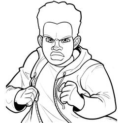 Раскраска: Майлз Моралес (Супергерои и Суперзлодеи) #212088 - Бесплатные раскраски для печати