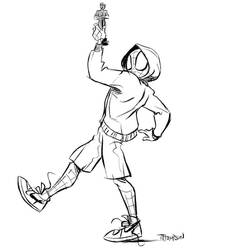 Раскраска: Майлз Моралес (Супергерои и Суперзлодеи) #212108 - Бесплатные раскраски для печати