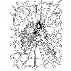 Раскраска: Человек-паук (Супергерои и Суперзлодеи) #78641 - Бесплатные раскраски для печати