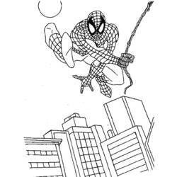 Раскраска: Человек-паук (Супергерои и Суперзлодеи) #78657 - Бесплатные раскраски для печати