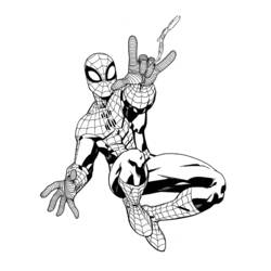 Раскраска: Человек-паук (Супергерои и Суперзлодеи) #78667 - Бесплатные раскраски для печати