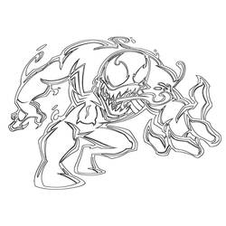 Раскраска: Веном (Супергерои и Суперзлодеи) #176269 - Бесплатные раскраски для печати