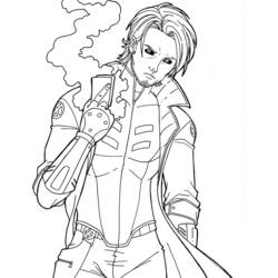 Раскраска: Люди Икс (Супергерои и Суперзлодеи) #74343 - Бесплатные раскраски для печати