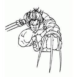 Раскраска: Люди Икс (Супергерои и Суперзлодеи) #74345 - Бесплатные раскраски для печати