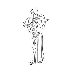 Раскраска: Зена (Супергерои и Суперзлодеи) #84646 - Бесплатные раскраски для печати