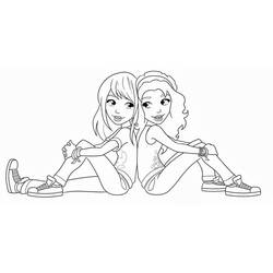 Раскраски: Lego Friends - Бесплатные раскраски для печати