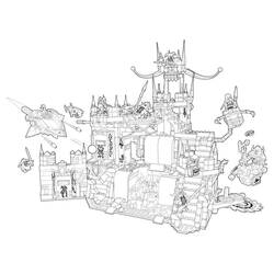 Раскраски: LEGO Nexo Knights - Бесплатные раскраски для печати