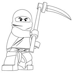 Раскраска: LEGO Ninjago (Игрушки и Игры) #171085 - Бесплатные раскраски для печати