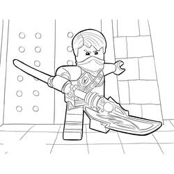 Раскраска: LEGO Ninjago (Игрушки и Игры) #171099 - Бесплатные раскраски для печати