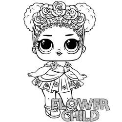 Раскраска: Кукла LOL (Игрушки и Игры) #176778 - Бесплатные раскраски для печати