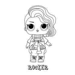 Раскраска: Кукла LOL (Игрушки и Игры) #176803 - Бесплатные раскраски для печати