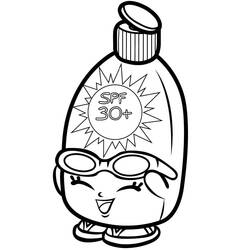 Раскраска: Shopkins (Игрушки и Игры) #195825 - Бесплатные раскраски для печати