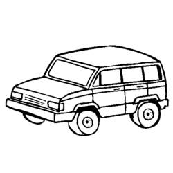 Раскраска: Полноприводные автомобили (Транспорт) #145948 - Бесплатные раскраски для печати