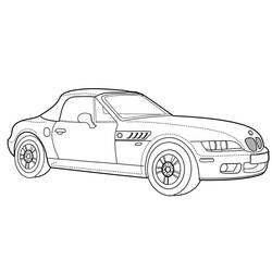 Раскраска: BMW (Транспорт) #204433 - Бесплатные раскраски для печати